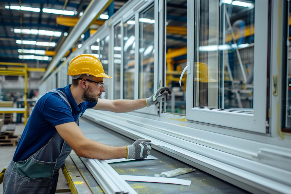 Fabrication menuiserie aluminium atelier